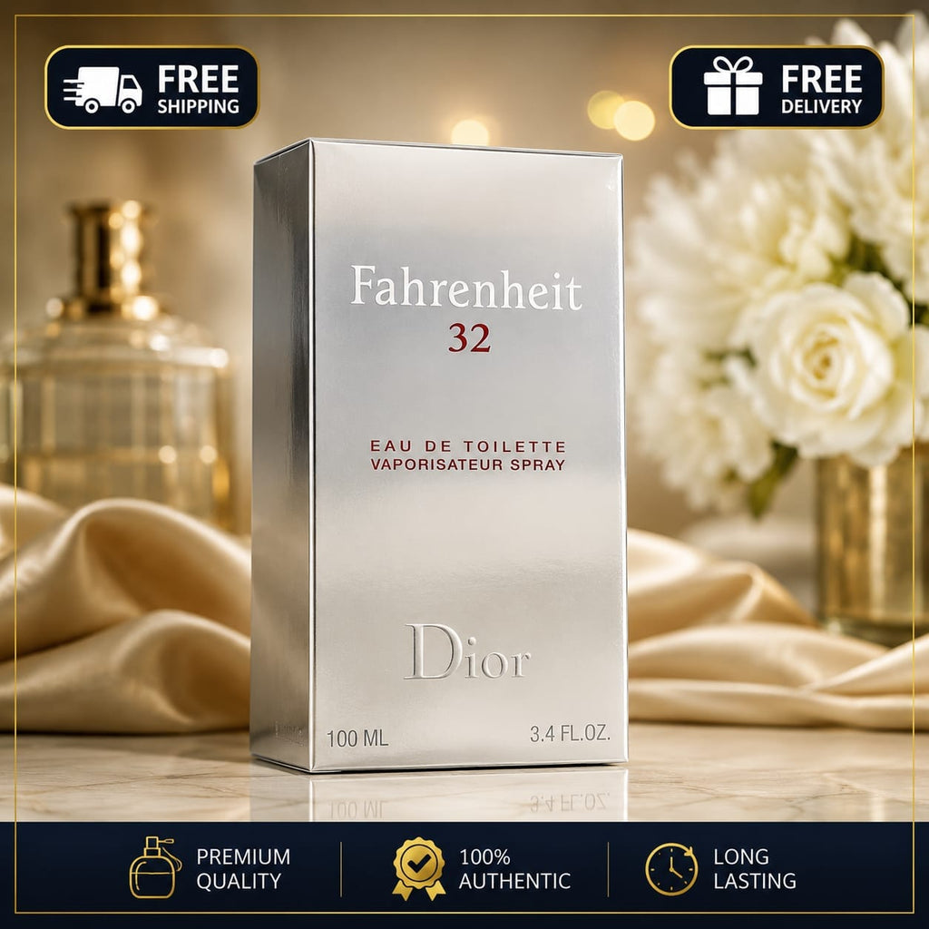 Dior Fahrenheit 32 Eau de Toilette 100ml / 3.4 Fl. Oz. Men's Fragrance