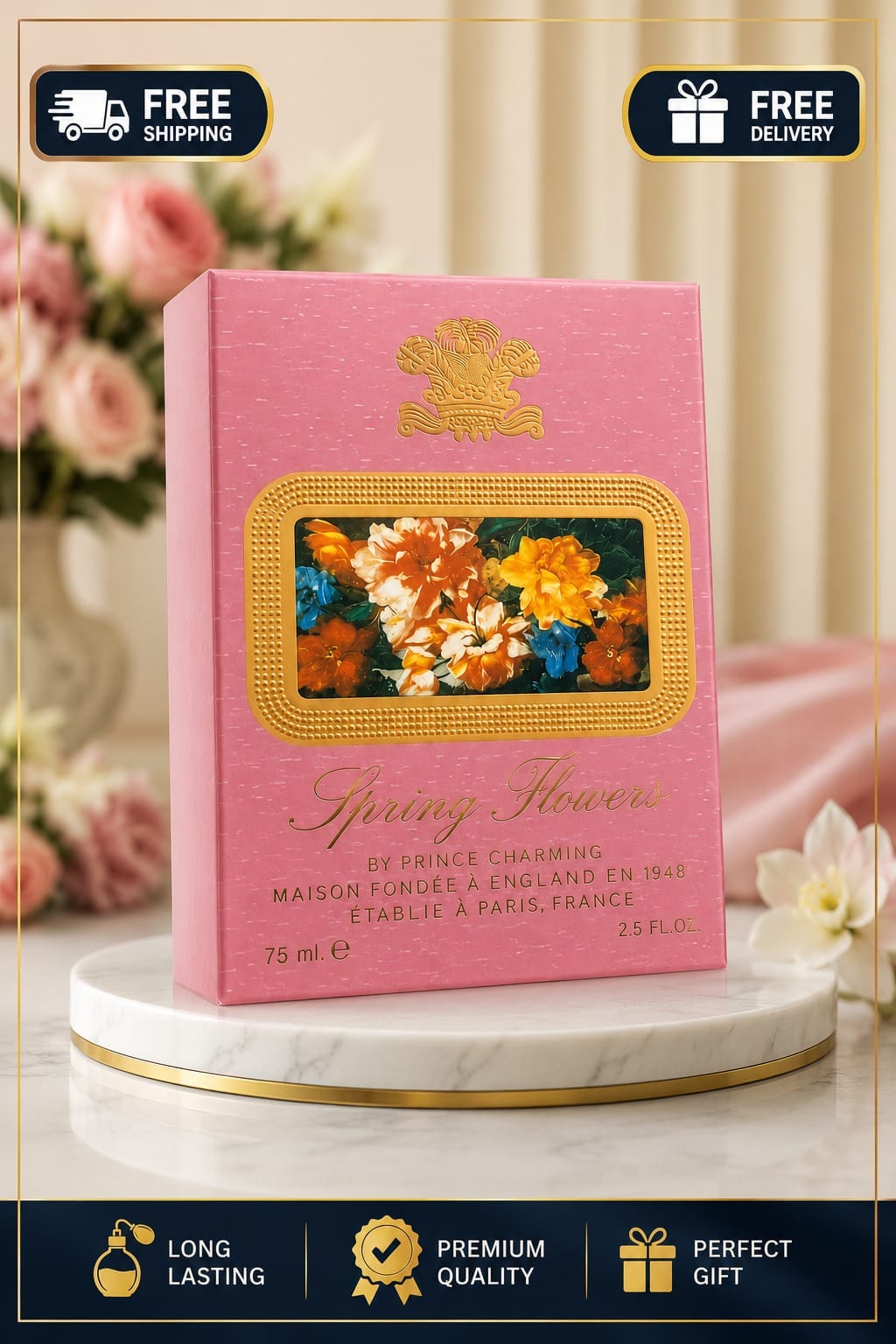 Prince Charming Spring Flowers Eau de Parfum 75ml / 2.5 Fl. Oz.