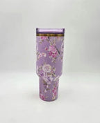 Stanley x LoveShackFancy Quencher H2.0 FlowState™ 40 oz – Happy Thoughts Purple | Limited Edition