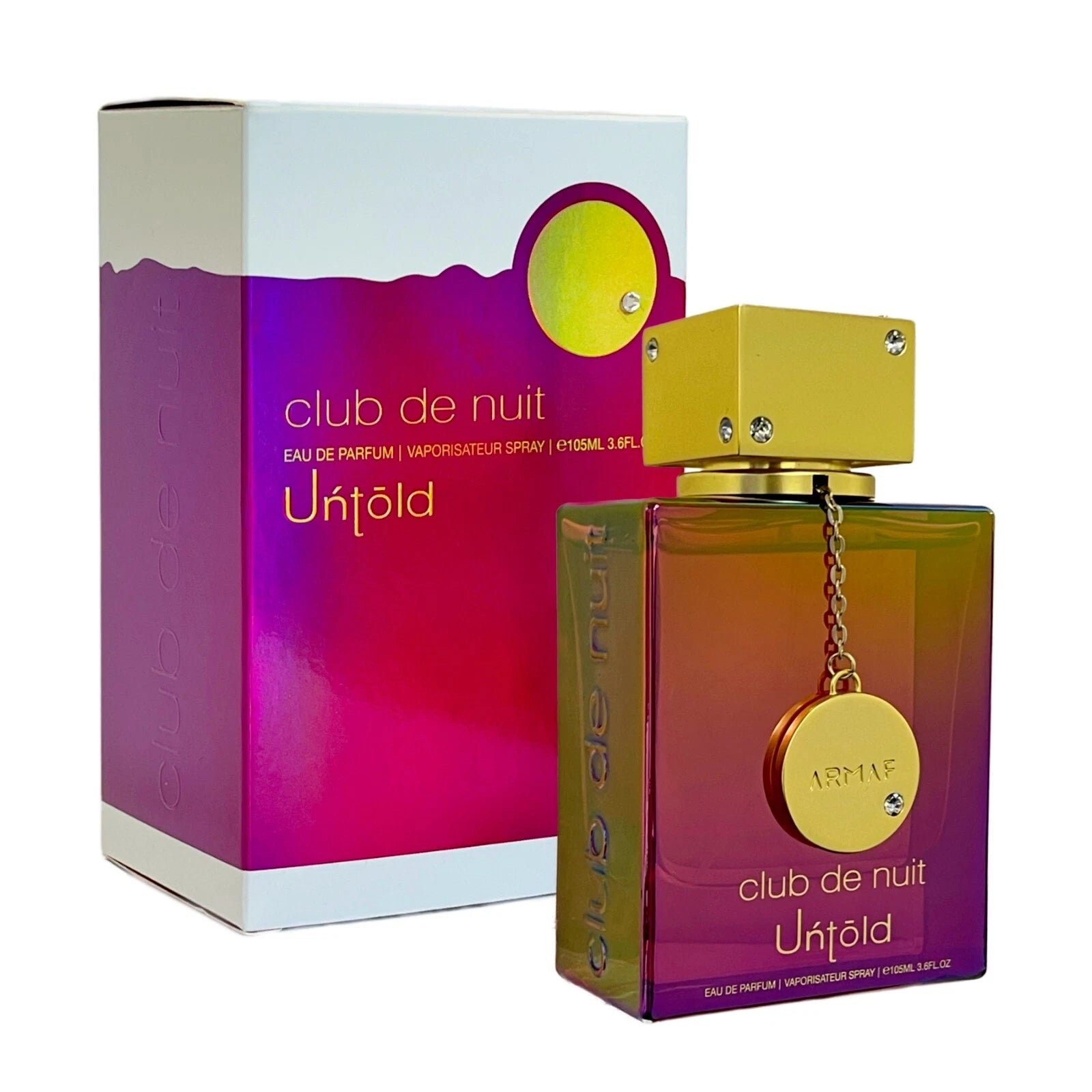 Armaf Club De Nuit Untold by Armaf Eau de Parfum Spray 3.6 oz - New